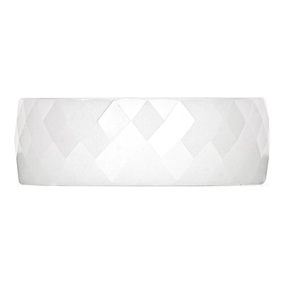 Ceramic 8mm Ceramic Faceted Wedding Band – view 5