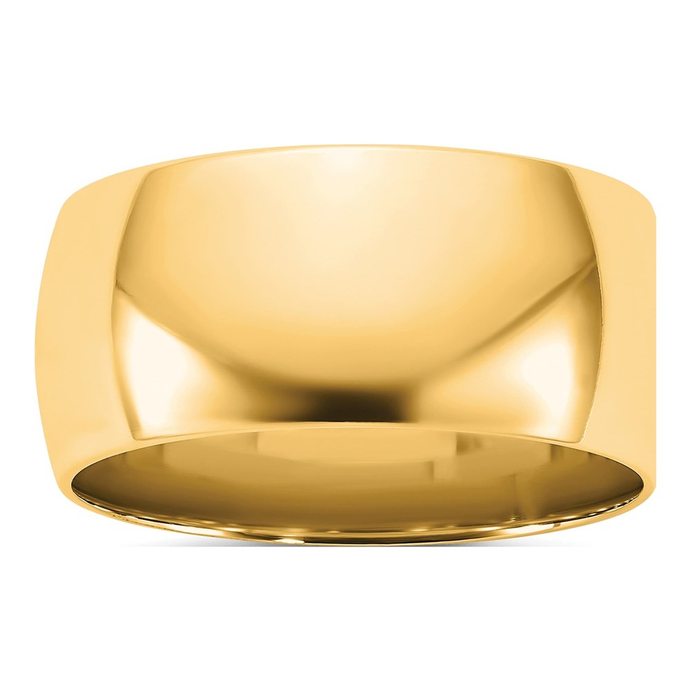 14K Yellow Gold 9mm Standard Comfort Fit Band Size 9