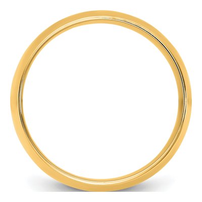 14K Yellow Gold 9mm Domed Comfort-Fit Wedding Band – view 2
