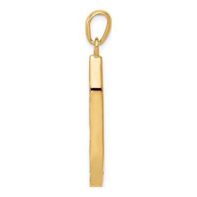 14K Yellow Gold Mezuzah Pendant – view 3