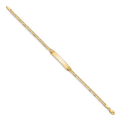 14K Yellow Gold ID Bracelet – view 3
