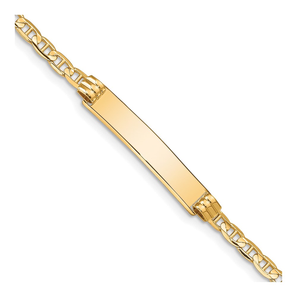 14K Yellow Gold ID Bracelet