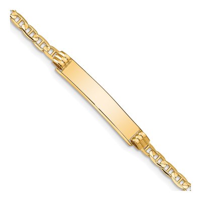 14K Yellow Gold ID Bracelet