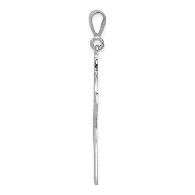 14K White Gold Celtic Cross Pendant – view 3