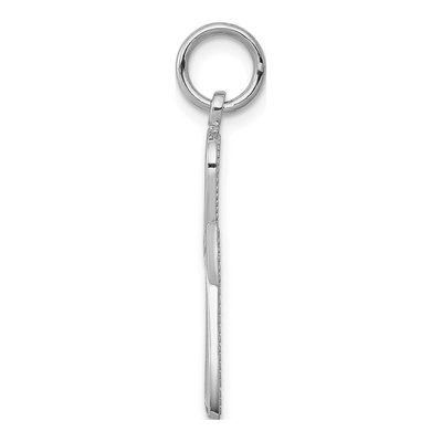 14K White Gold Ankh Cross Pendant – view 3