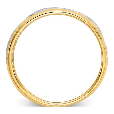 14K Yellow Gold 6mm Dolphin Band – view 3