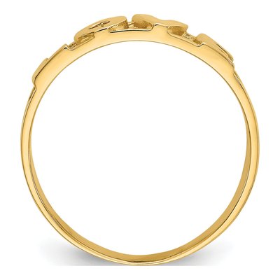 14K Yellow Gold LOVE Ring – view 3