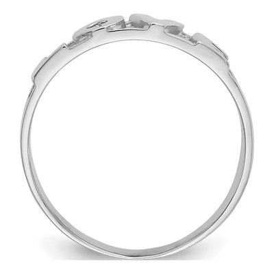 14K White Gold LOVE Ring – view 2