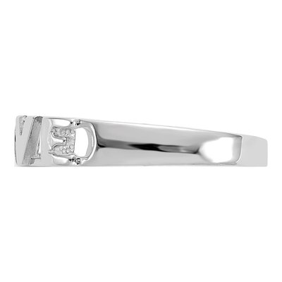 14K White Gold LOVE Ring – view 3