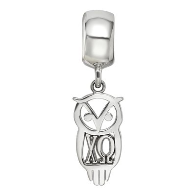 Chi Omega Sterling Silver Own on Bead – view 4