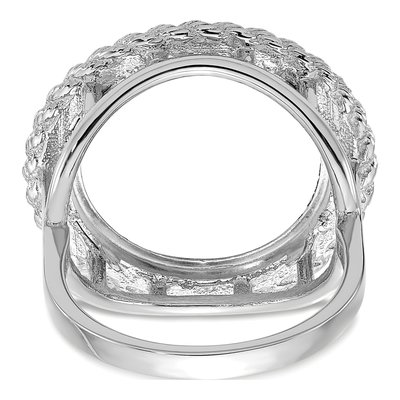 14K White Gold Coin Bezel Coin Bezel – view 6