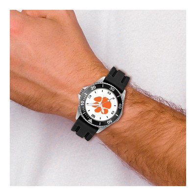 Clemson Tigers Men's Silicone Strap Quartz Watch – view 3