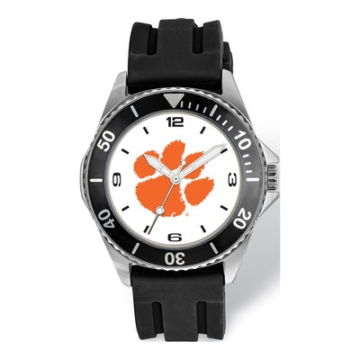 Clemson Tigers Men's Silicone Strap Quartz Watch