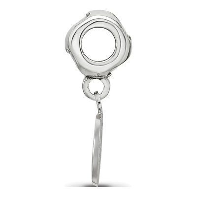 Chicago Cubs Sterling Silver Heart Bead – view 3