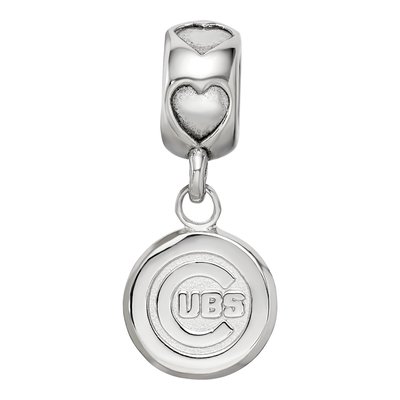 Chicago Cubs Sterling Silver Heart Bead – view 4