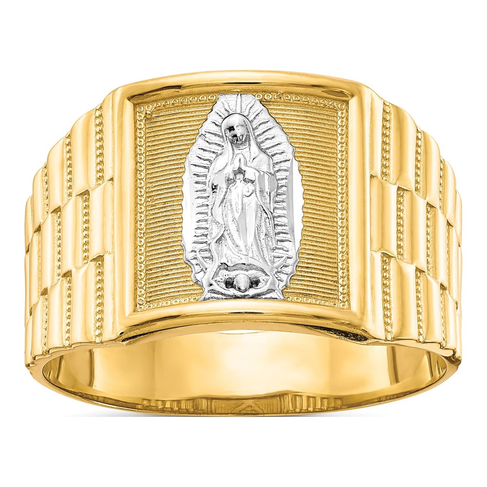IB Goodman 14K Our Lady of Guadalupe Men's Ring