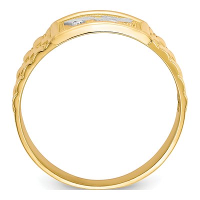 Men's 14K Yellow Gold Eagle Ring – view 2
