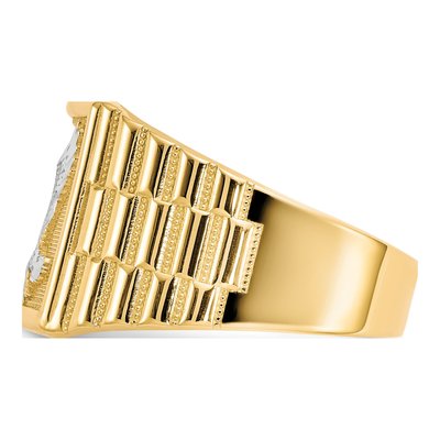 Men's 14K Yellow Gold Eagle Ring – view 3
