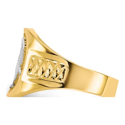 Men's 14K Yellow Gold Eagle Ring – view 4