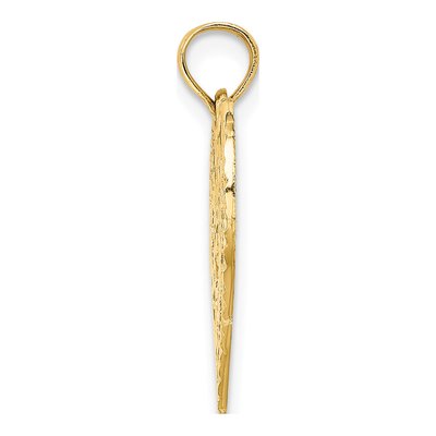 14K Yellow Gold Happy Birthday Heart Charm – view 3