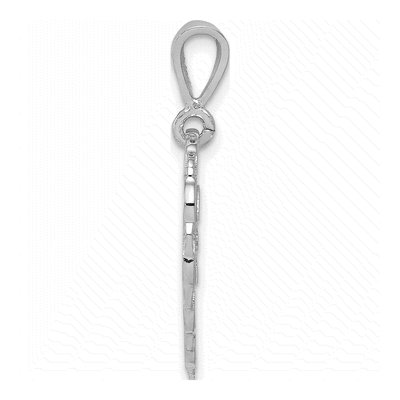 14K White Gold 50th Anniversary Reversible Charm – view 3