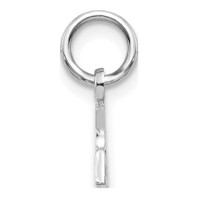 14K White Gold I Heart My Grandma Pendant – view 3