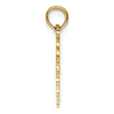 14K Yellow Gold Best Friends Break-Apart Heart Charm – view 3