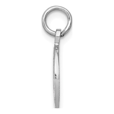 14K White Gold Graduation Pendant – view 3