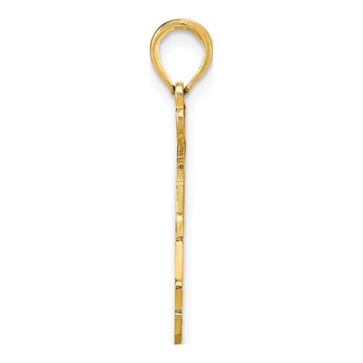 14K Yellow Gold I Heart Florida State Pendant – view 3