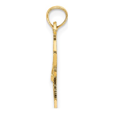 14K Yellow Gold I Heart NY Pendant – view 3