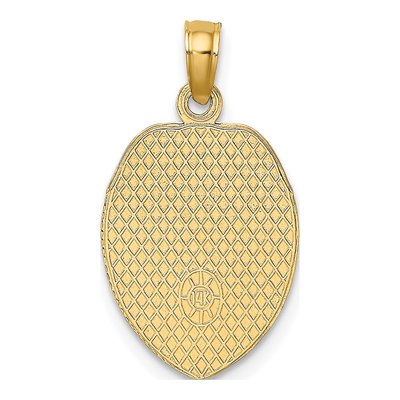 14K Yellow Gold Police Badge Pendant – view 4