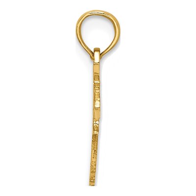 14K Yellow Gold Fire Department Insignia Charm – view 3