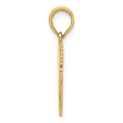 14K Yellow Gold Dental Pendant – view 3