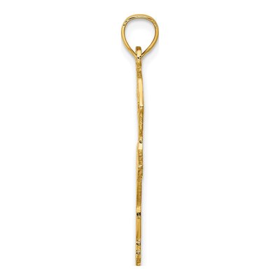 14K Yellow Gold Ballerina Pendant – view 3