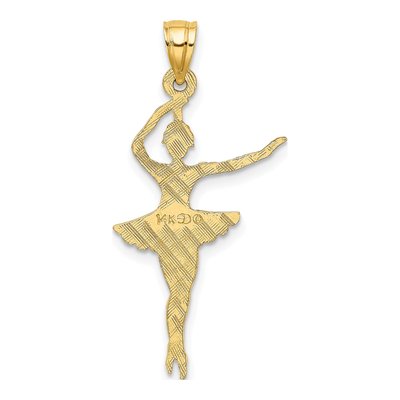 14K Yellow Gold Ballerina Pendant – view 5