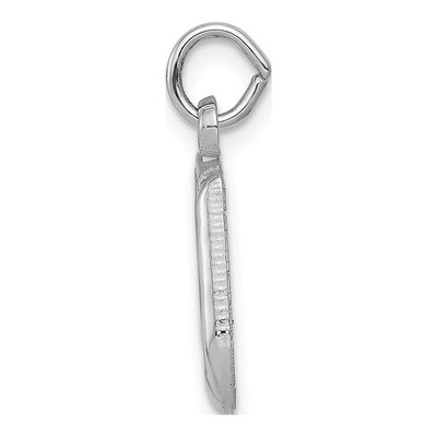 14K White Gold Musical Notes Pendant – view 3