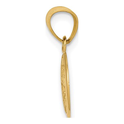 14K Yellow Gold Moon Stars Pendant – view 3
