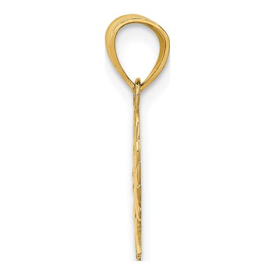 14K Yellow Gold Sun Pendant – view 3