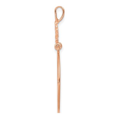 14K Rose Gold 5-Heart Holder Pendant – view 3