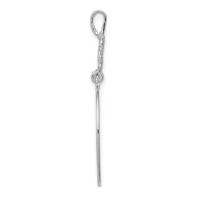 14K White Gold 5-Heart Holder Pendant – view 3