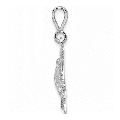 14K White Gold Sea Turtle Pendant – view 3