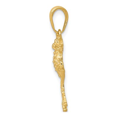 14K Yellow Gold Frog Pendant – view 3