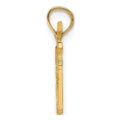 14K Yellow Gold GOLF GAL Pendant – view 3