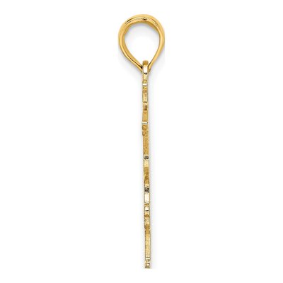 14K Yellow Gold Gymnast Pendant – view 3
