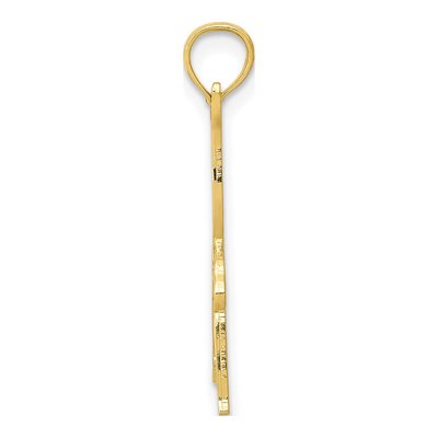 14K Yellow Gold Gymnast Pendant – view 3