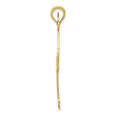 14K Yellow Gold Gymnast Pendant – view 3