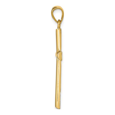14K Yellow Gold Cross Pendant – view 3