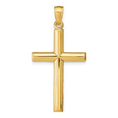 14K Yellow Gold Cross Pendant