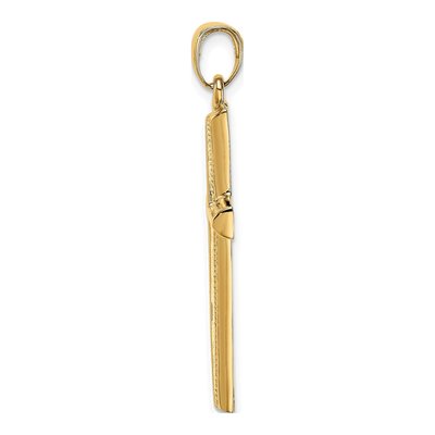14K Yellow Gold Cross Pendant – view 3
