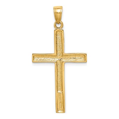 14K Yellow Gold Cross Pendant – view 5